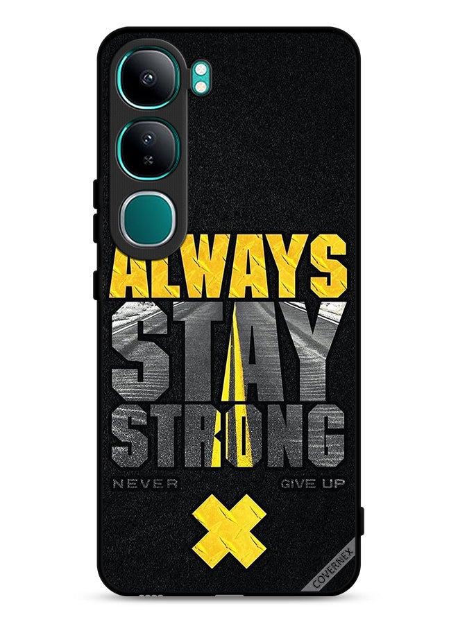 Covernex vivo Y300 5G Protective Case Cover Always Stay Strong Never Give Up - Image 1