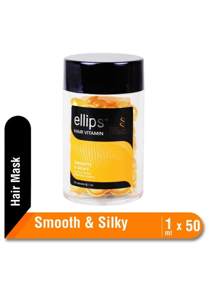 أليبس إليبس ناعم وحريري مع مركب البروكيراتين، حماية من الحرارة مع رامبوت هالوس سيليمبوت سوتيرا، 50 كبسولة × 1 مل - Image 2