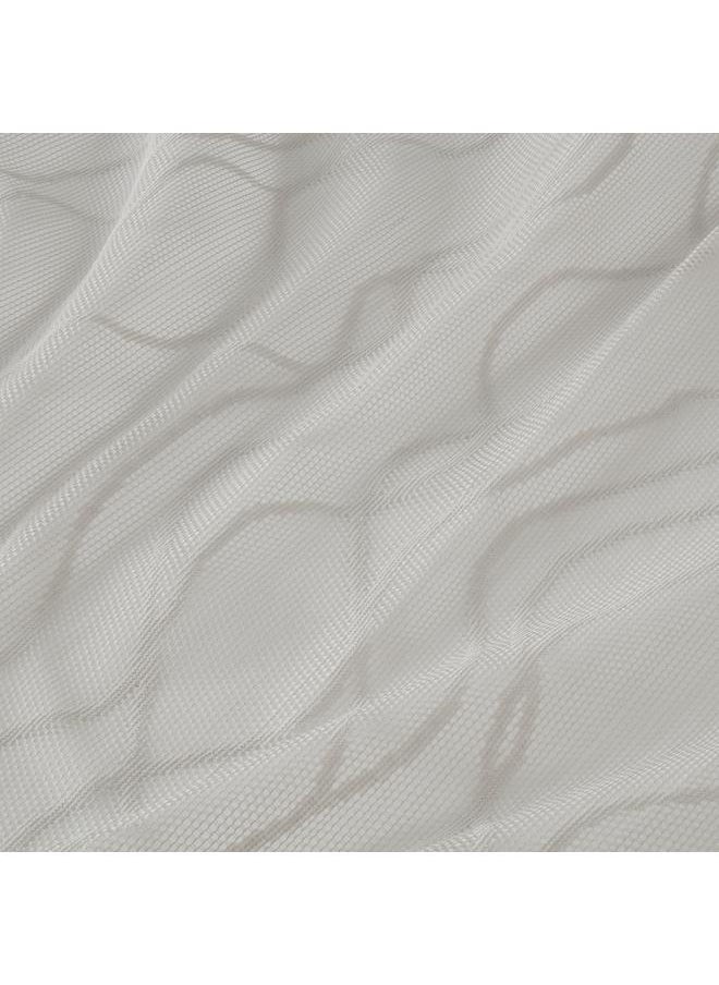 Green Tiger - Sheer curtains, 1 pair, with heading tape/grey, 145x300 cm - Image 1
