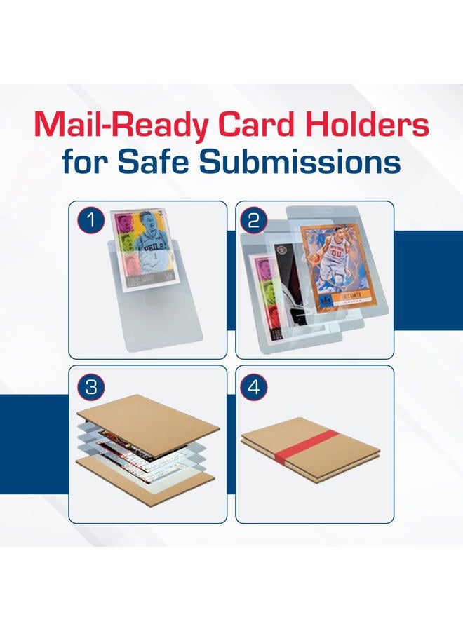 BCW حامل بطاقات شبه صلب - 100 غلاف لبطاقات التداول - Image 5