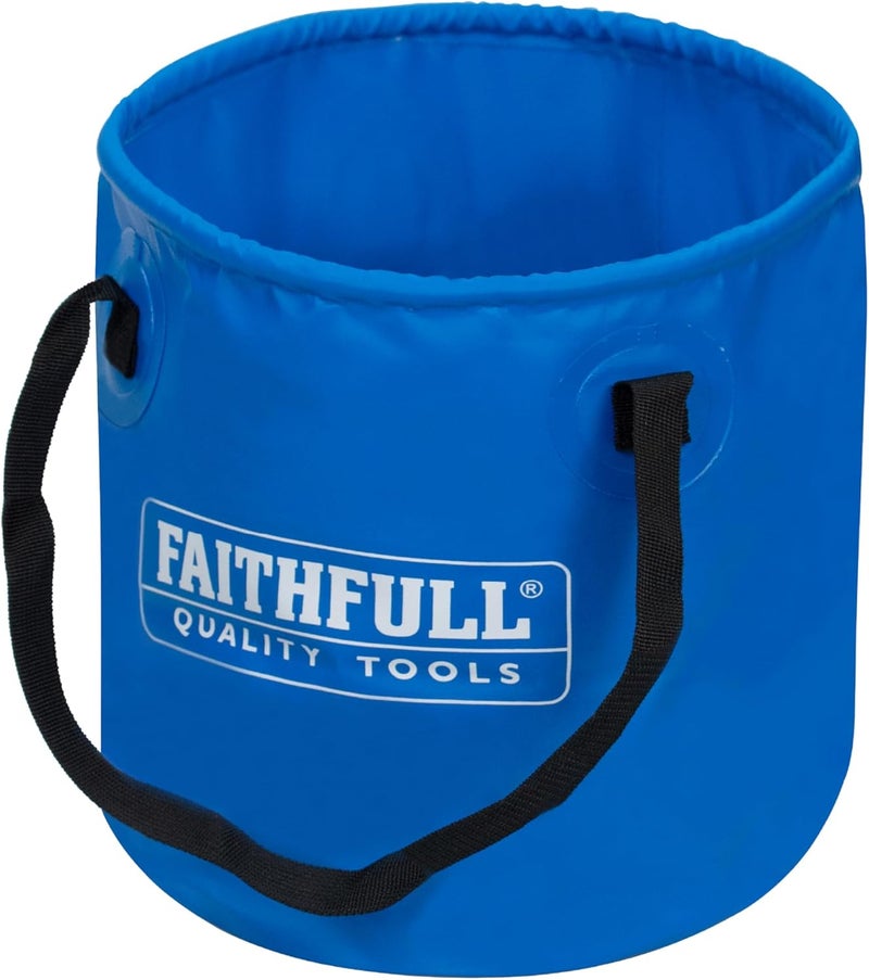 Faithfull سلة Faithfull FAI12LBUCKET المقاومة للماء والقابلة للطي - سعة 12 لتر - Image 1
