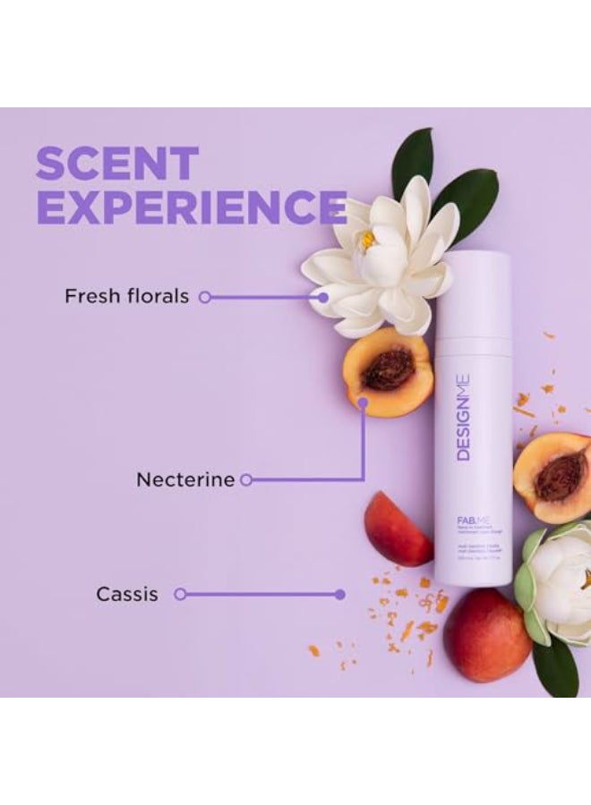 Design.ME FABME LeaveIn Conditioner Spray by DesignMe Adds Shine Detangles Frizz Control UV Heat Protection Color Safe Reduces Breakage Blow Dry Time For Curly All Hair Types 230 ml - Image 4