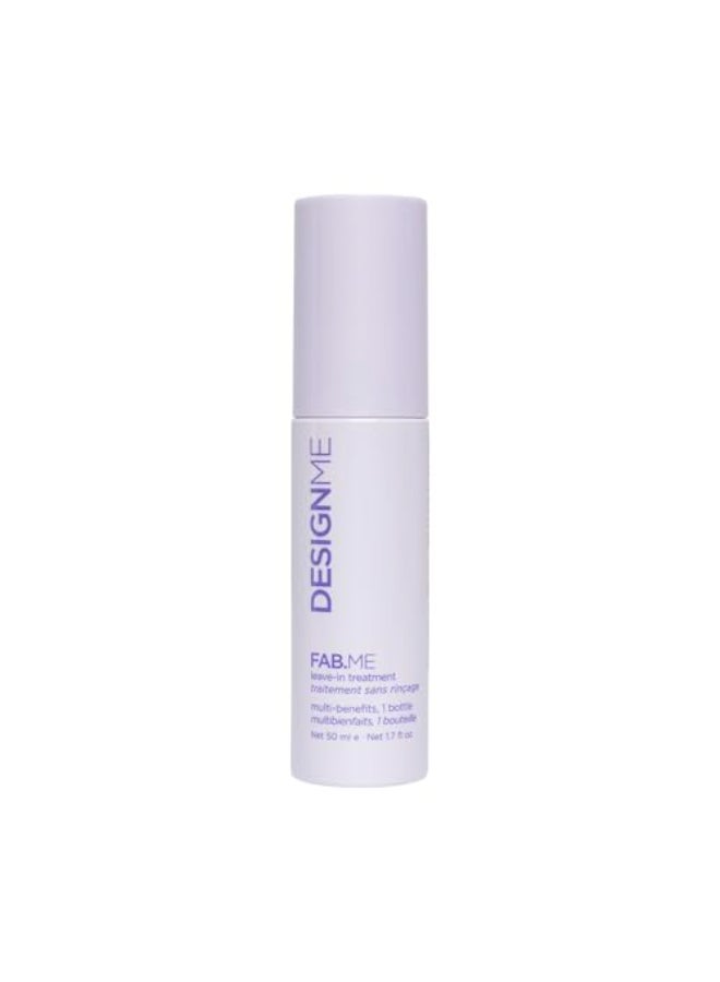 Design.ME FABME LeaveIn Conditioner Spray by DesignMe Adds Shine Detangles Frizz Control UV Heat Protection Color Safe Reduces Breakage Blow Dry Time For Curly All Hair Types 230 ml - Image 1