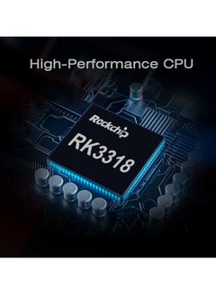 اتش 96 ماكس الذكية الروبوت 11.0 تف بوكس HD 4GB رام + 64GB روم 4K HD يوتيوب جوجل بلاي واي فاي 2.4G&5G بلوتوث استقبال  - Image 3