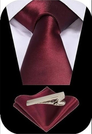 Men's Satin Tie Handkerchief and Silver Steel Tie Clip Set - pzsku/Z4A7A18726E39A423C67CZ/45/_/1725792793/c1d31414-db41-4e88-a2d9-e36135000d7e