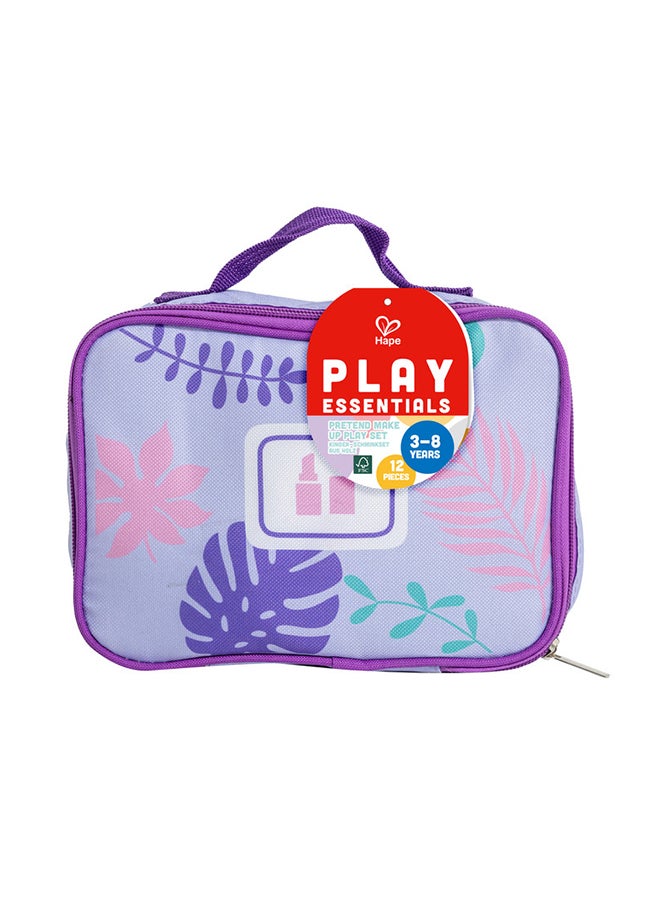 Hape - Hape Pretend Make Up Playset, Wooden Cosmetics Pretend Play Toy Kit, Make up Kit For Girls, Role Play | 3+ Yrs | Comes in a Carry Bag | FSC Certified Toys | 12pcs - Image 1