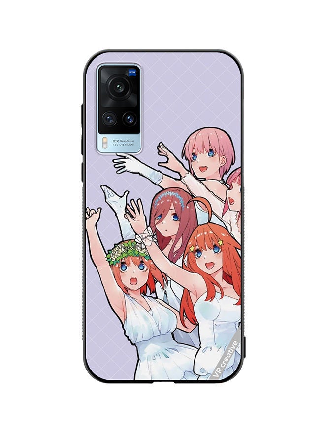 VR CREATIVE Protective Case Cover For Vivo X60 Go Toubun No Hanayom Design Multicolour - Image 1