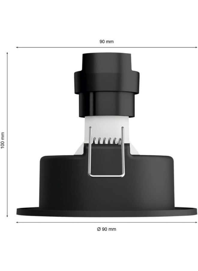 Philips Hue White & Color Ambiance Centura Round Recessed Spotlights, Pack of 3, Dimmable Ceiling Lights with 16 Million Colours, Smart Light Control via Voice and App - Image 3