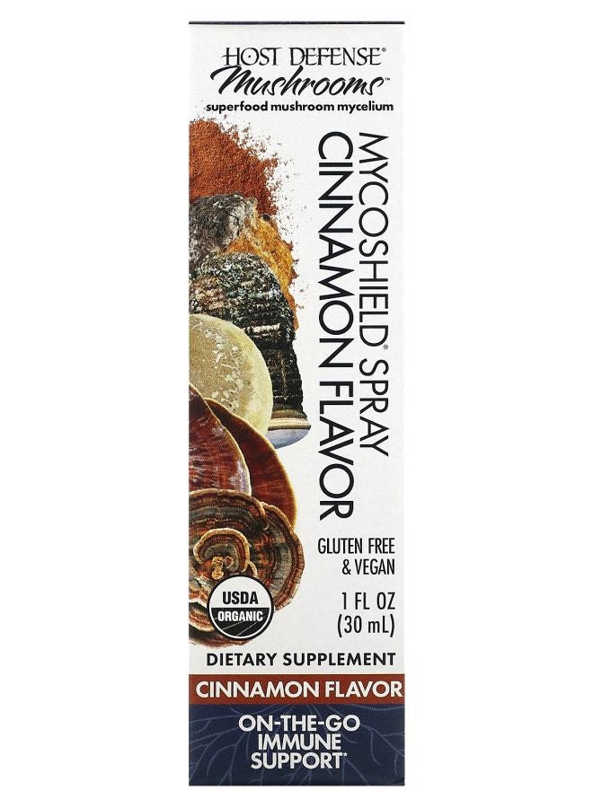 Host Defense Mushrooms MycoShield Spray Cinnamon 1 fl oz (30 ml)