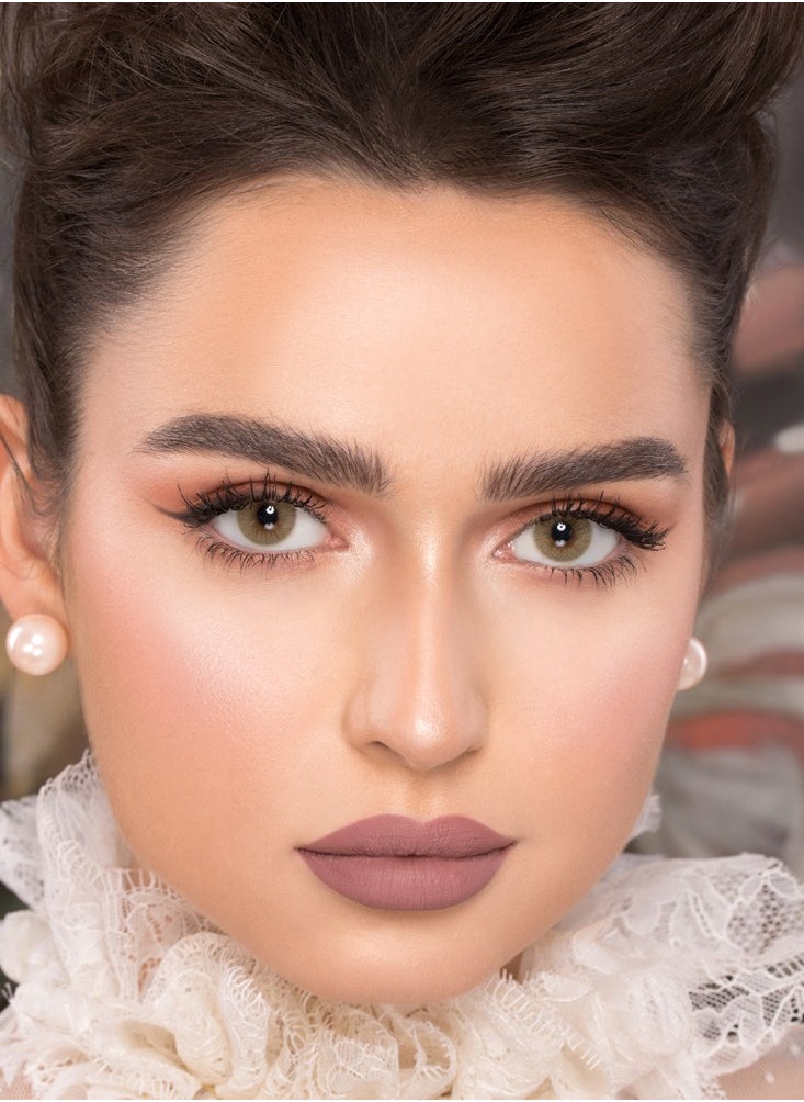 NATURÉL Core Jade lenses A charming look with natural and beautiful colors Monthly use contact lenses, a pair in a box  - Image 2