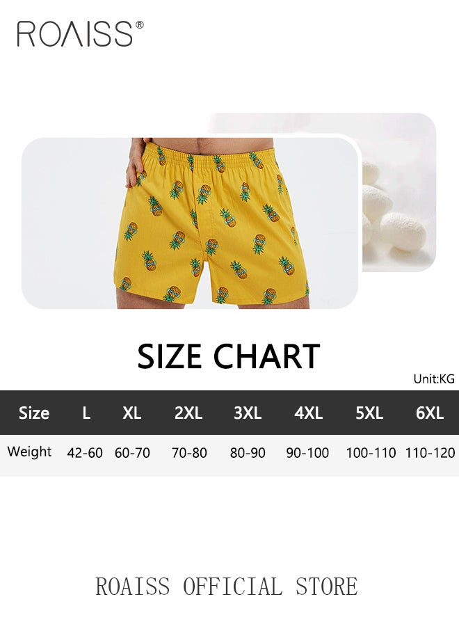 roaiss - 2 Pack Men Arrow Pants Men Cotton Loose Boxer Briefs Men Casual Furniture Comfort Cotton Briefs Large Size Men Briefs - Image 1