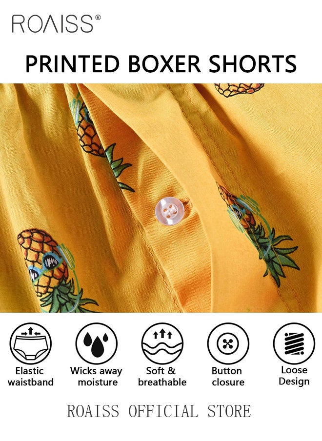 roaiss - 2 Pack Men Arrow Pants Men Cotton Loose Boxer Briefs Men Casual Furniture Comfort Cotton Briefs Large Size Men Briefs - Image 1