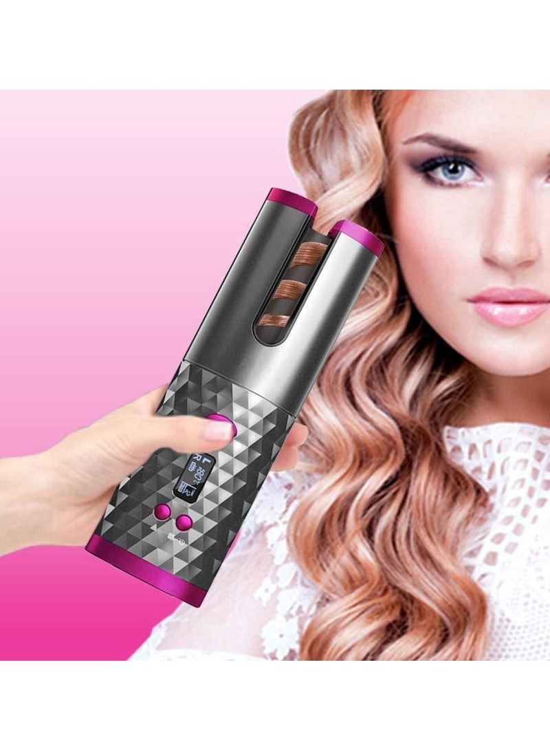 DubaiGallery New Wireless hair curler automatic curly hair machine professional cordless portable USB auto curling iron - Image 3