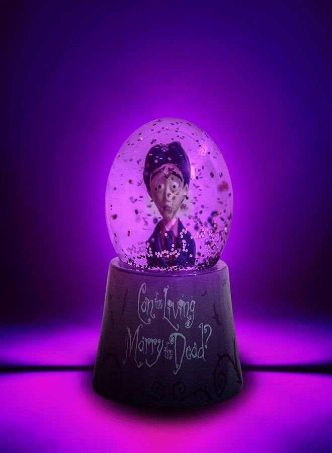 سيلفر بوفالو كرة ثلجية صغيرة مضيئة للبالغين من فيلم عروس الجثة لتيم بيرتون: هل يمكن للأحياء الزواج من الأموات؟ | ارتفاع 3 بوصات - Image 2