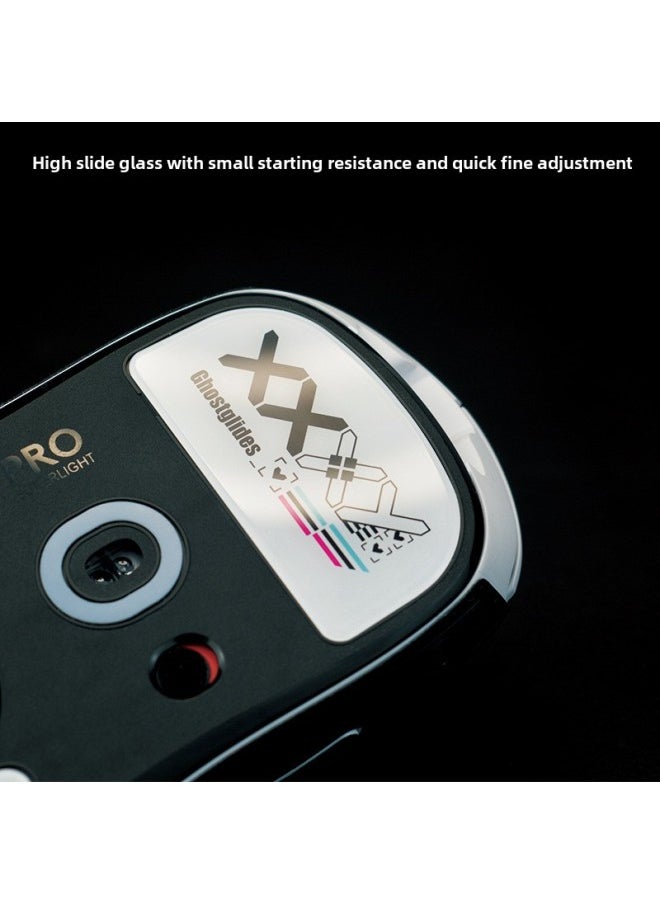Generic - E-sports Mouse Glass Foot Sticker Suitable For G502 Wired G502XPLUS Wireless Special Tempered Glass Super Smooth-Colour:G502 Wired Version Cyberpunk - Image 1