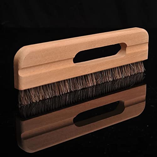 Sinyiol 1 Piece Large Wallpaper Brush, 10.6" Thick Horse Hair Wallpaper Smoothing Brush Paste Brush Wallpaper Smoothing Tool with Wooden Handle - Image 4