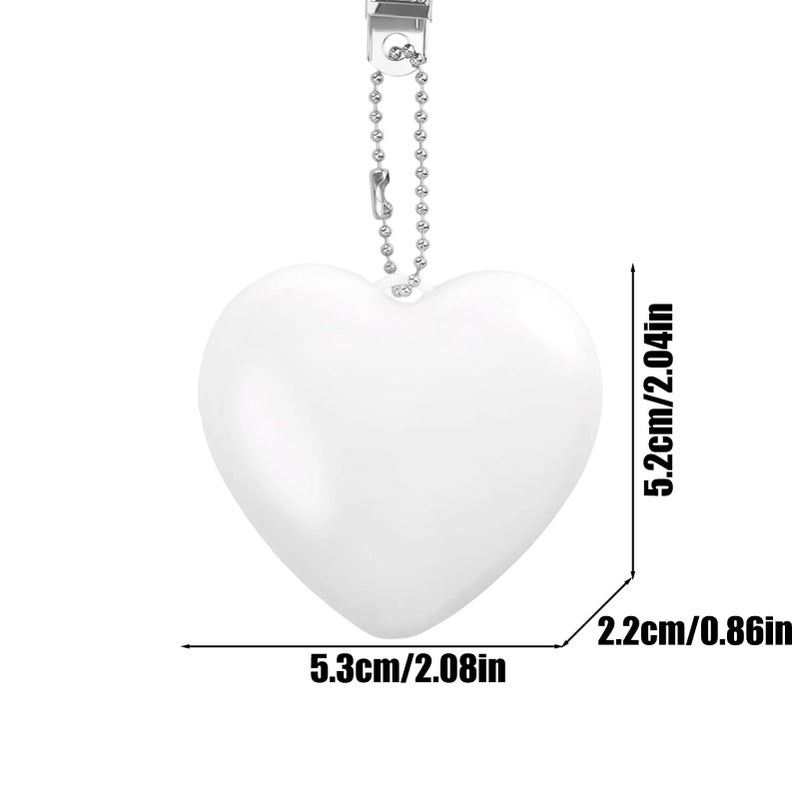 White Mini Heart Touch Lamp Portable Automatic Night Light For Home Travel Gift - Image 3
