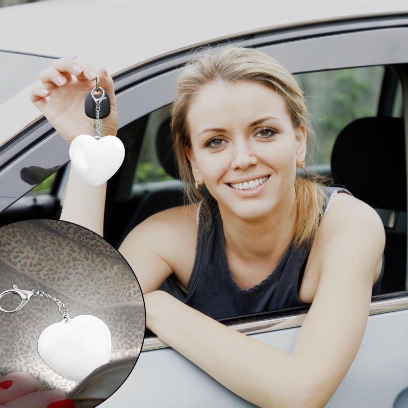 White Mini Heart Touch Lamp Portable Automatic Night Light For Home Travel Gift - Image 4