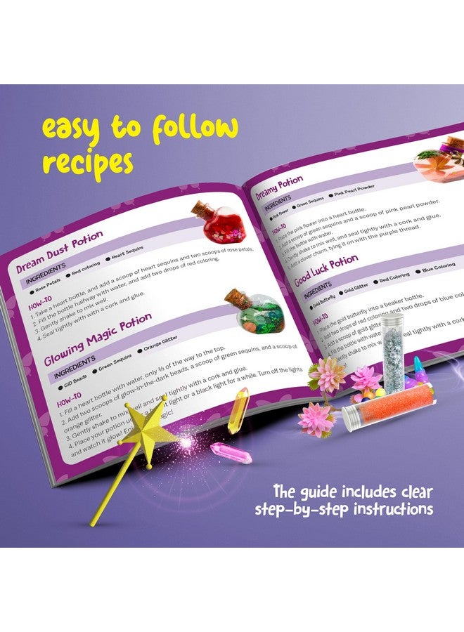 Dan&Darci Fairy Magic Potion Kit for Kids - Gifts for Girls - 6 7 8 9 10 Year Old Girl Gifts - Christmas Gift Ideas - Girls Toys 8-10 7-8 - Arts and Crafts for Kids Ages 6-8 Years - Magic Workshop Craft Kits - Image 4