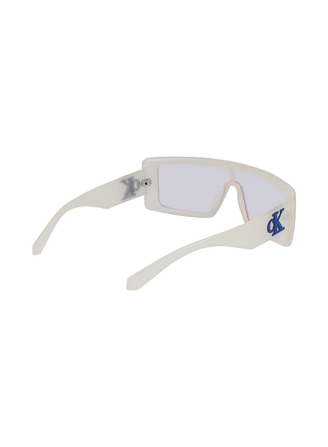 Calvin Klein Jeans Unisex UV Protection Shield Sunglasses - CKJ23655S-100-5720 - Lens Size: 57 Mm - Image 5
