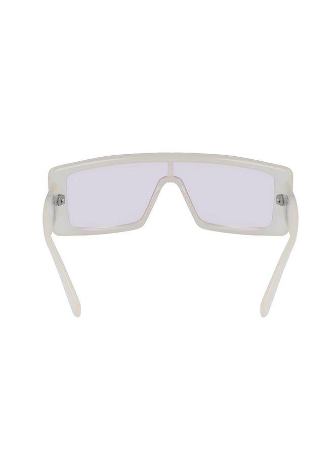 Calvin Klein Jeans Unisex UV Protection Shield Sunglasses - CKJ23655S-100-5720 - Lens Size: 57 Mm - Image 4