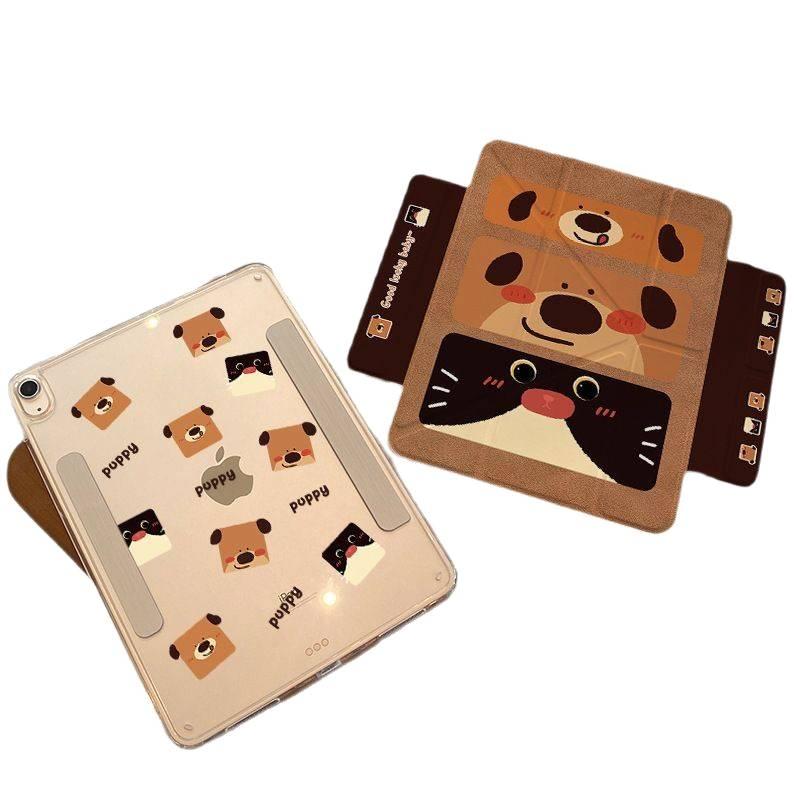 DGG Brown Transparent Clear Back iPad Case for iPad 10th Gen / iPad 10.2 - Image 5