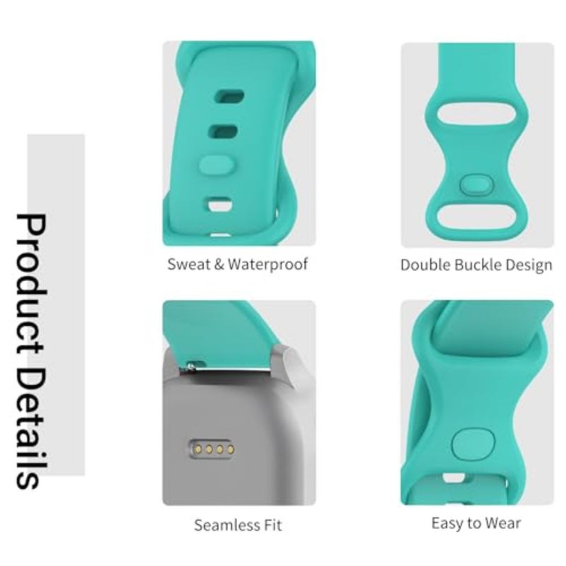 Colorful Silicone Bands Compatible with Bark Smart Watch Band K-i-ds, Adjustable Strap Quick Release Replacement Wristbands - Image 2