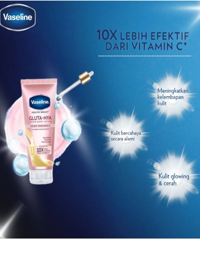 Vaseline Gluta-Hya Serum Burst Lotion Dewy Radiance 300 ml  - Image 3
