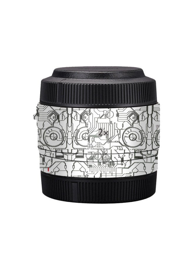 general Walking Donkey Suitable For Canon RF 2X Times Mirror Protection Film Sticker Color Sticker Sticker Skin Traceless Adhesive-Color:Circuit Black - Image 2