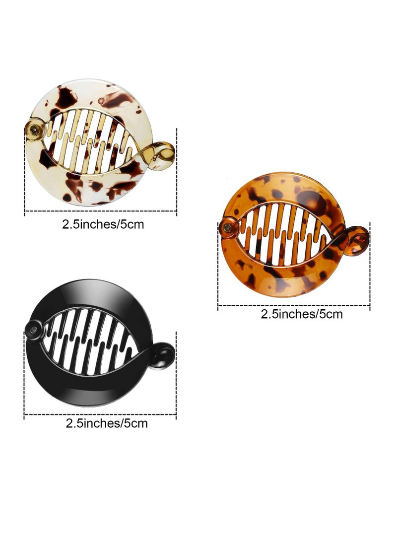 WILLBOND WILLBOND 6 Pieces Banana Hair Clips Banana Hair Combs Fishtail Hair Clip Combs Resin Banana Fish Grips for Women Hair Accessories  - Image 2