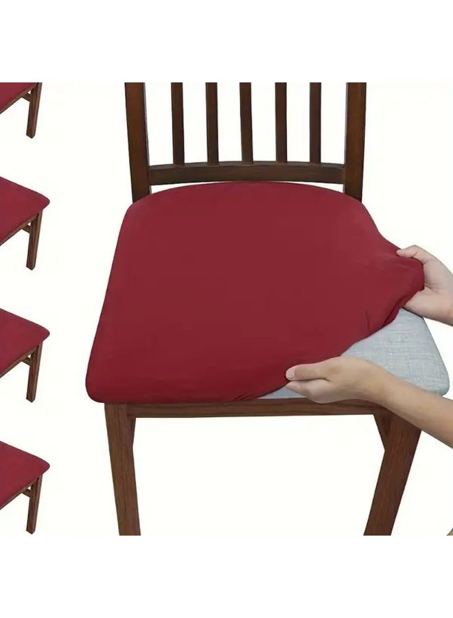1 Gray Universal Fit Elastic Seat Cover Solid Color Soft Comfortable Dust Proof Anti Fouling Car Living Room Office Home Decor - Image 3