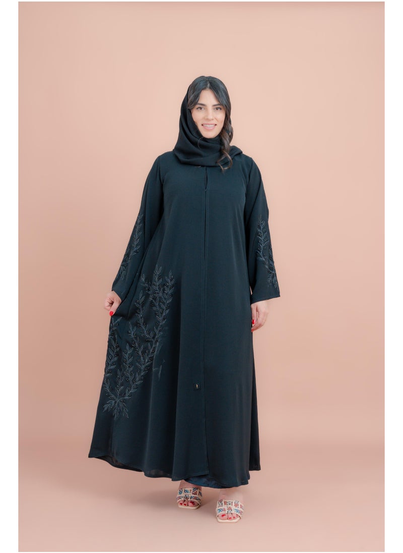 IKKXA Artisan Elegance Handwork Emirati Abaya AIK008  - Image 1
