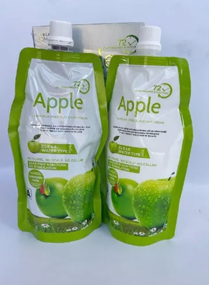 BEAUTY AMBITION Apple Ammonia Free Natural Black Hair Color Cream 1000ml  - Image 4