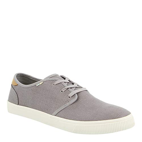 TOMS mens Carlo Sneaker, Drizzle Grey Heritage Canvas (Vegan), 7 US - Image 2
