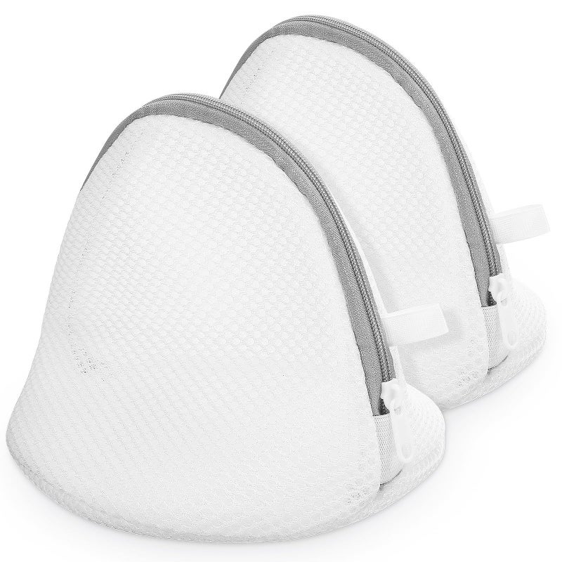 Polyester Laundry Net Bag 2pcs 15x17cm for Gentle Underwear Cleaning - Image 2
