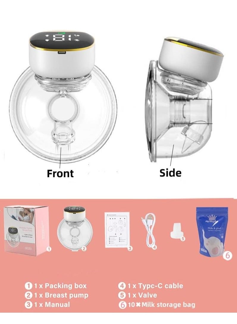 DubaiGallery مضخة ثدي كهربائية مزدوجة بتصميم نظام مغلق تعبير فعال عن الحليب مع 12 مستوى شفط وشاشة LCD - Image 3