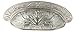 UNIQANTIQ HARDWARE SUPPLY UNIQANTIQ HARDWARE SUPPLY Baroque Style Brushed Nickel Drawer Bin Pull | Centers: 2 1/2" | Pull Cup Handle for Antique  - Image 2
