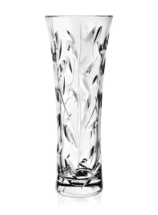 Barski Vase - Round Opening Glass - Vase - for Flowers - Roses - Designed - 9.75" H - by Barski - Made in Europe - Image 1