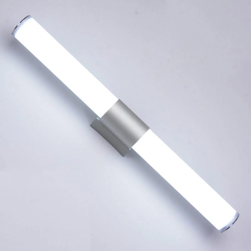 صفيحة إضاءة مرآة LED بقوة 16 واط، سكونس جداري، أنبوب إضاءة أمام المرآة، مصباح غرفة التجميل والدرج، لون أبيض نقاء - Image 1