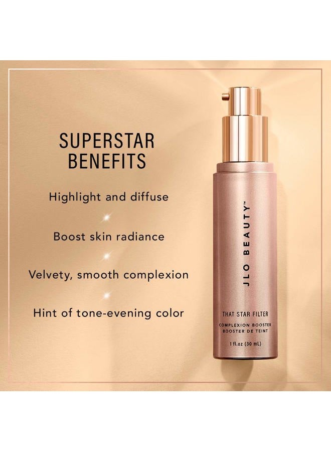 JLO Beauty مُعزز لون البشرة بتصفية النجوم، شمبانيا وردية 1 أونصة سائلة - Image 2