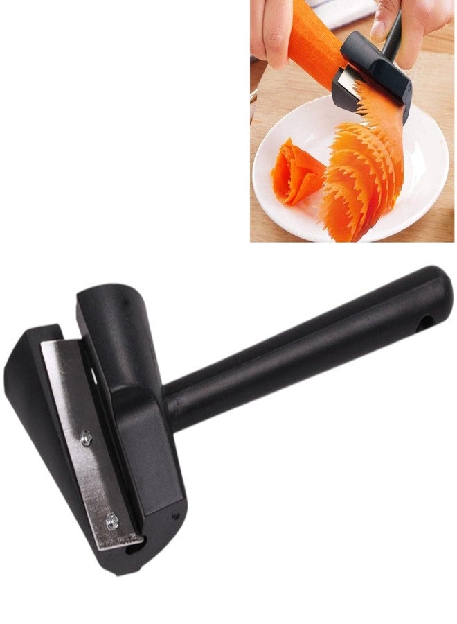 THW® Carrot Curler and Peeler Cucumber Vegetable Sharpener Peeler Slicer Fruit Cutter - Image 1