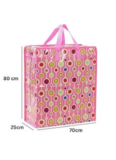 Generic Jumbo Storage Bag Large Size Waterproof for Clothes and Blankets Storage Multi-Colors, Shapes and Uses (28*70*80cm)  - Image 5