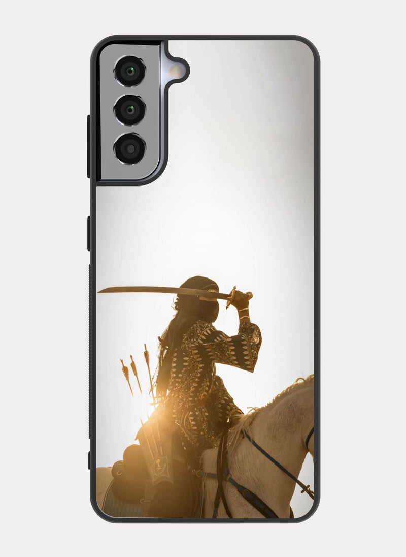 PXLAAT Samsung Galaxy S21 Plus case cover Horsewoman - Image 1