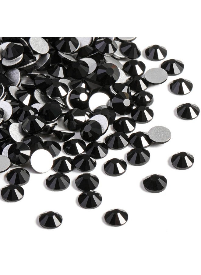 BEADSLAND Flat Back Crystal Rhinestones Round Gems, Black (4.6-4.8Mm) Ss20/1440Pcs  - Image 2
