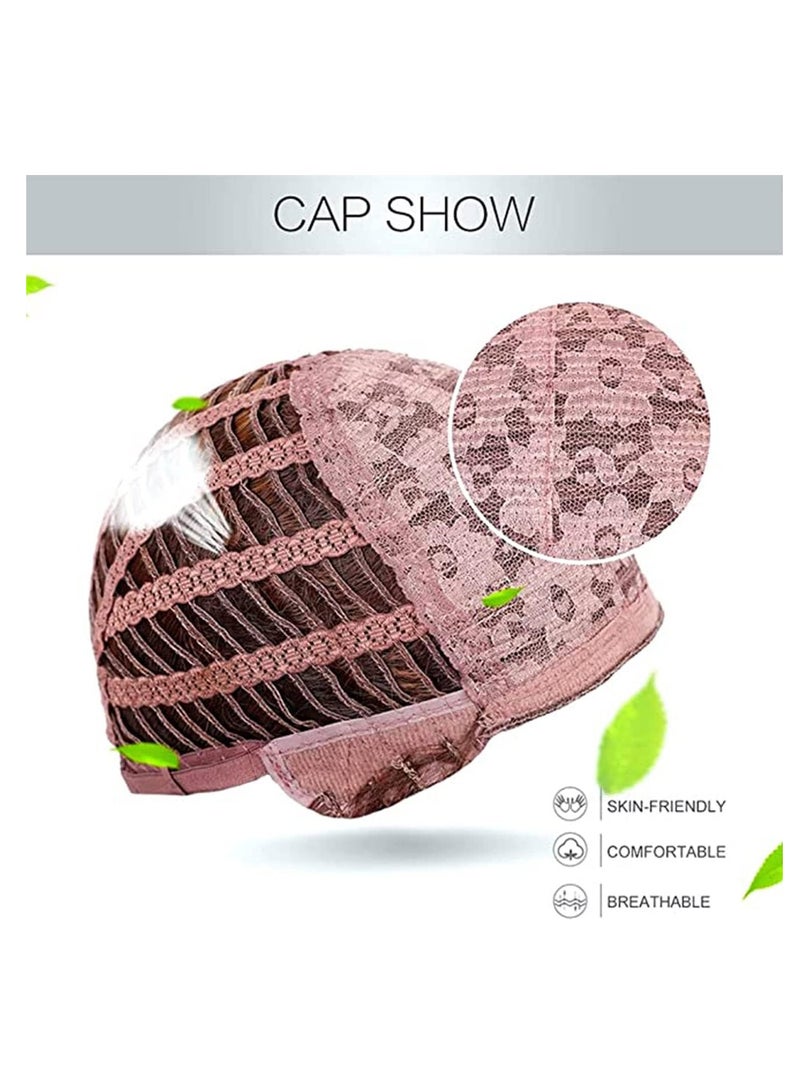 إستيل شعر مستعار بوبو مصنوع من الألياف المقاومة للحرارة للنساء، شعر مستعار كامل بمظهر طبيعي للاستخدام اليومي، بني فاتح - Image 5