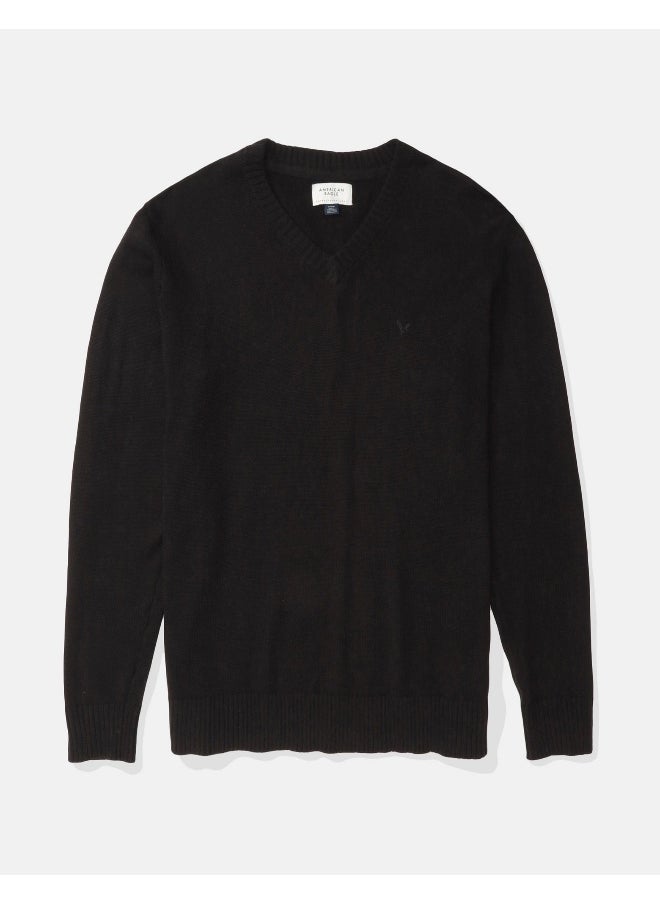 American Eagle - AE Super Soft V-Neck Sweater - Image 1