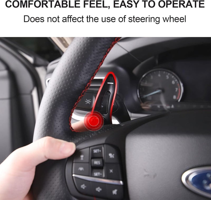 JHO Car Steering Wheel Shifter Extension Paddle for Ford Explorer 2020 2021 - Black - Image 4