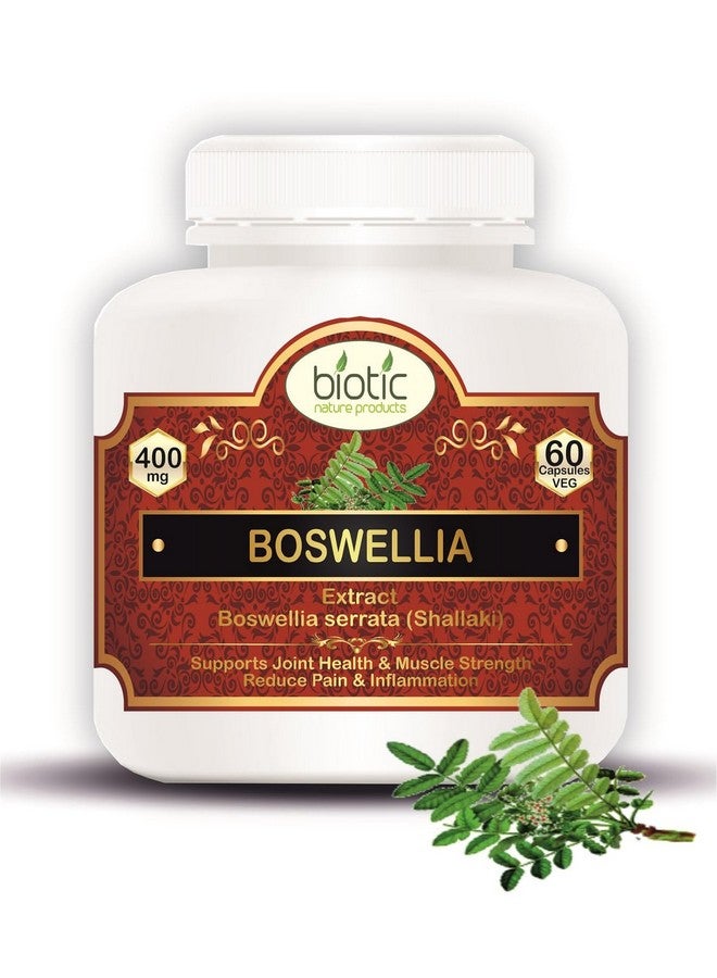 Biotic كبسولات بيوتيك بوسويليا سيراتا (شالاكي) مستخلص 400 ملغ - 60 كبسولة نباتية - Image 1