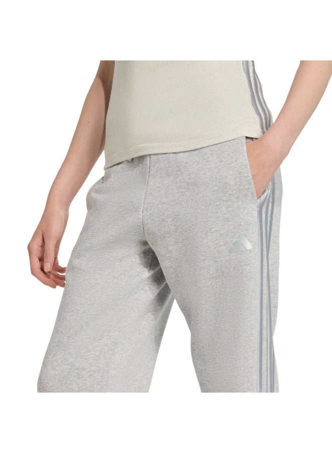 Adidas HOLIDAY 3-STRIPES FLEECE OPEN HEM PANTS - Image 4