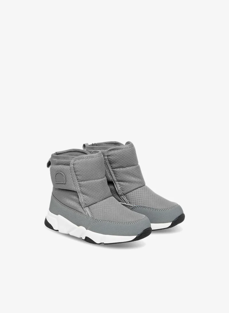 JUNIORS Boys Hook and Loop Ankle Boots